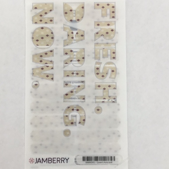 Jamberry Nail Wraps “Queen’s Aura” New Unused in Original Packaging - Picture 5 of 5